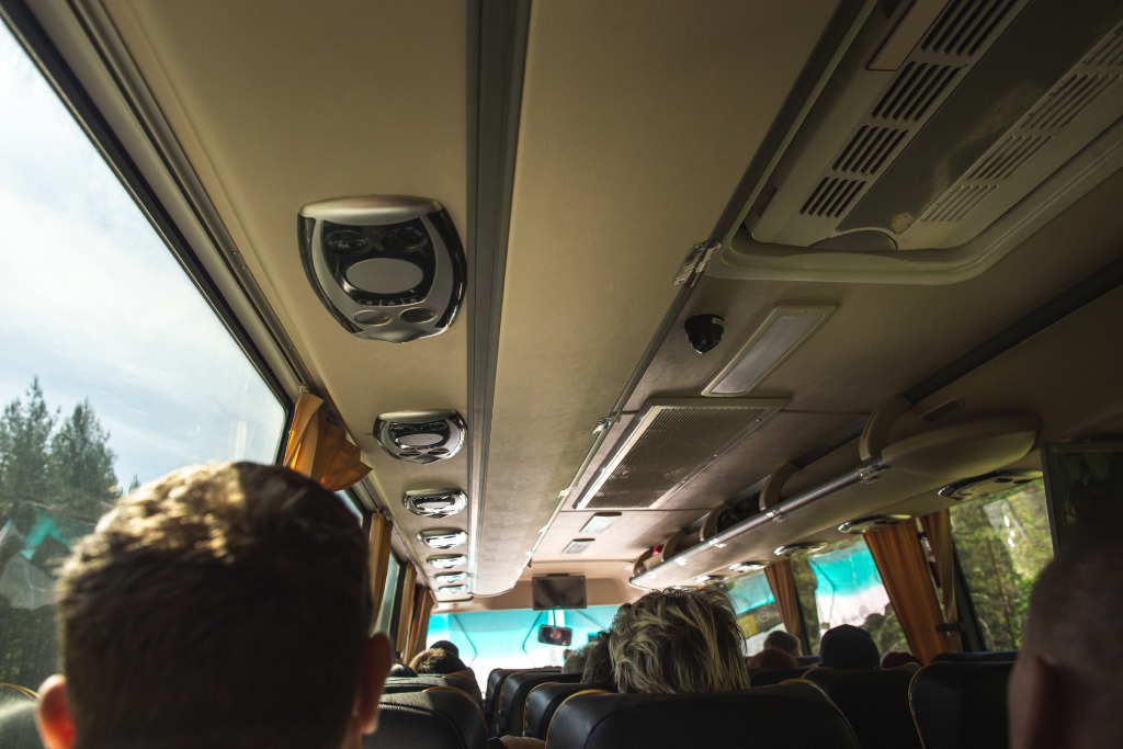 klimatyzacja w autobusie